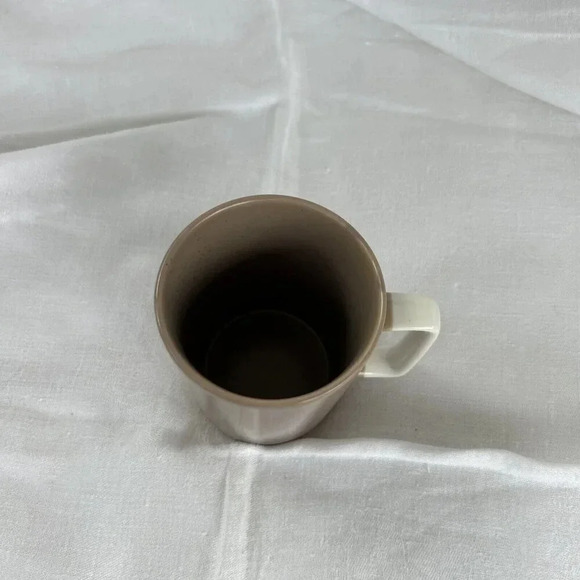 Starbucks Stoneware Mug Khaki Dip Dye 2016 Logo Contemporary Coffee Tea Cup - Picture 6 of 7